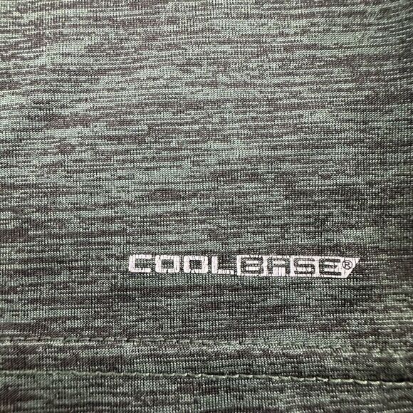 Majestic 3XL Oakland Athletics Cool Base‎ Polo Tee Green Marl MLB A's Baseball - Picture 5 of 8